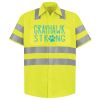 High Visibility Safety Short Sleeve Work Shirt Thumbnail